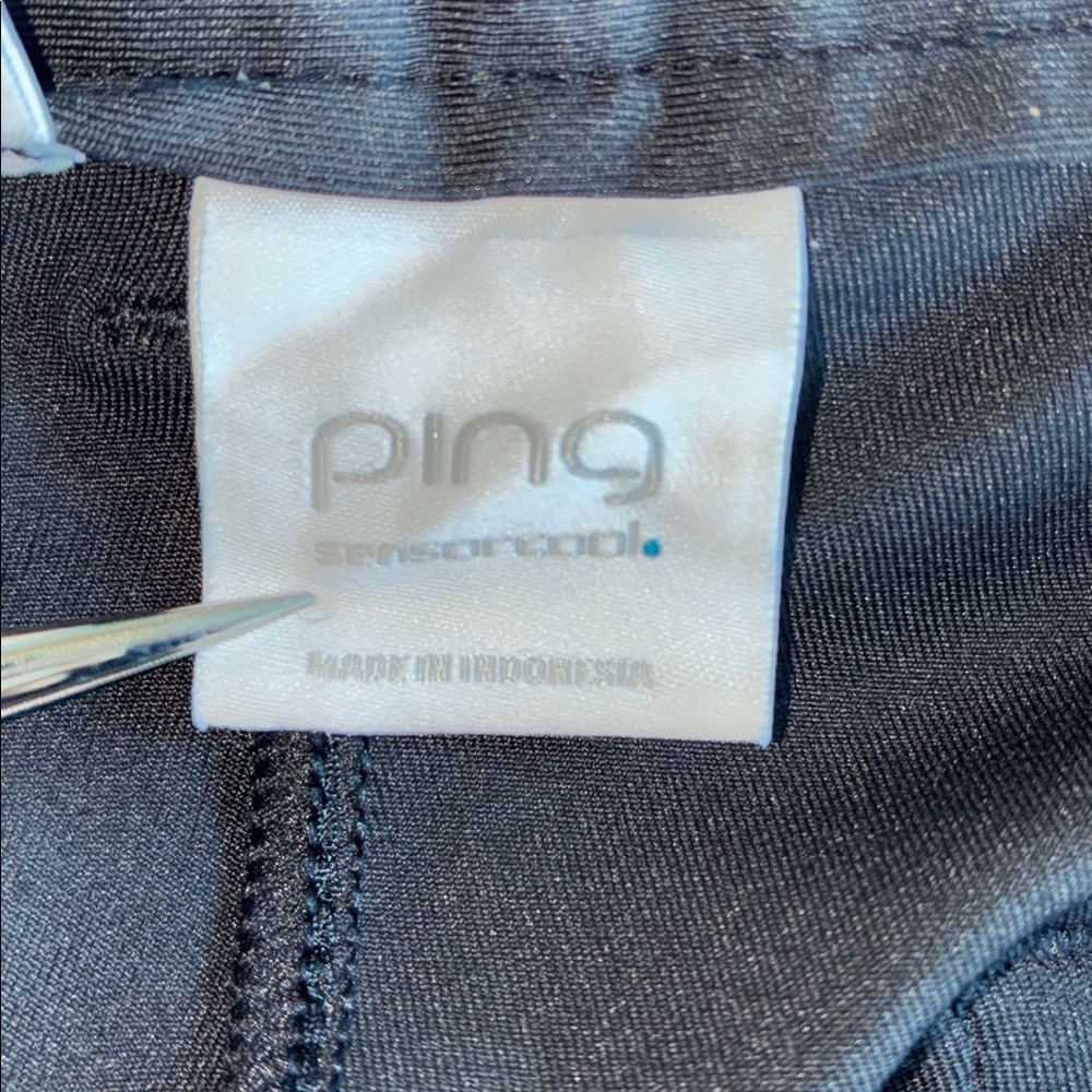 Ping Golf Pants Women 10 Black Sensor Cool "Verity II Trouser" Ping hardware EUC - Picture 8 of 17